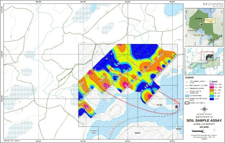 Medaro Mining Identifies Lithium Exploration Targets from Soil Sampling ...